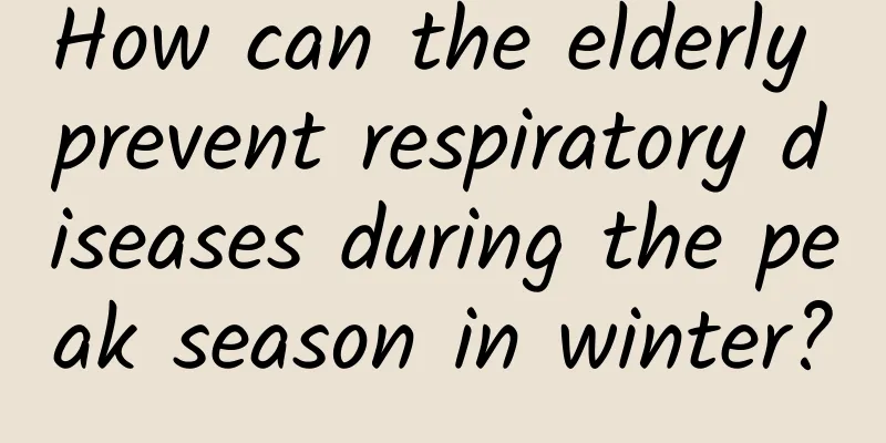 How can the elderly prevent respiratory diseases during the peak season in winter?