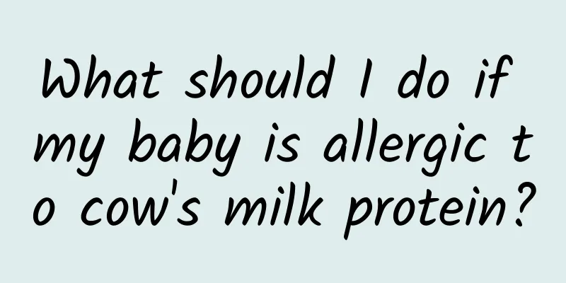 What should I do if my baby is allergic to cow's milk protein?