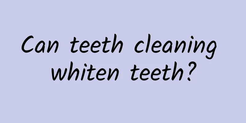 Can teeth cleaning whiten teeth?