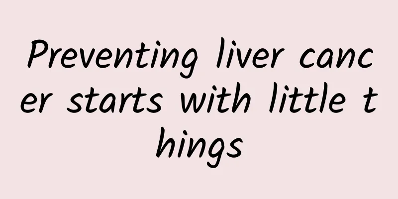 Preventing liver cancer starts with little things