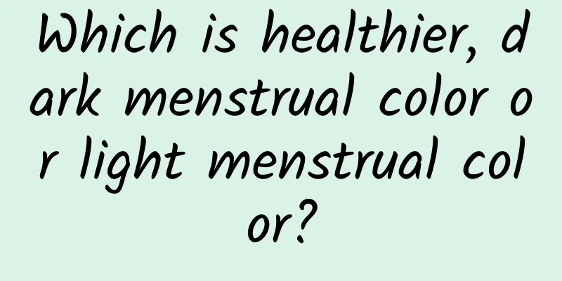 Which is healthier, dark menstrual color or light menstrual color?