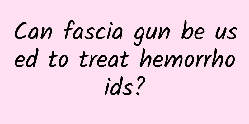 Can fascia gun be used to treat hemorrhoids?
