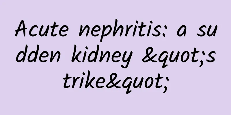 Acute nephritis: a sudden kidney "strike"