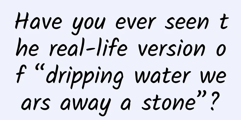 Have you ever seen the real-life version of “dripping water wears away a stone”?