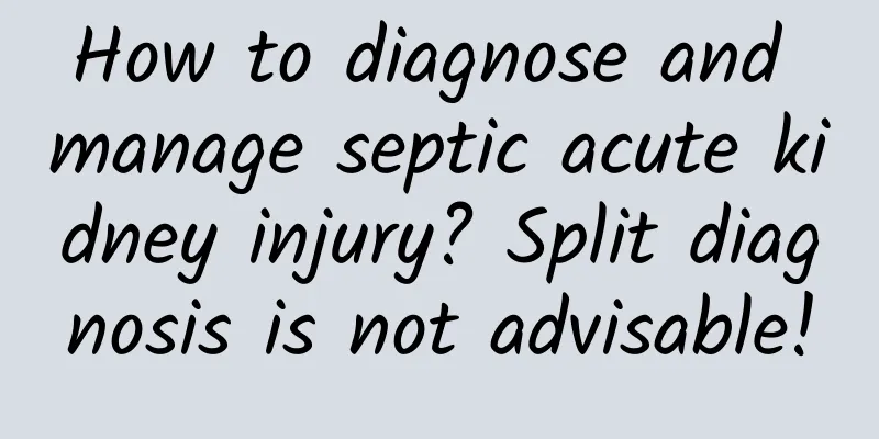 How to diagnose and manage septic acute kidney injury? Split diagnosis is not advisable!