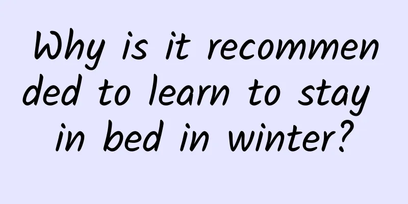 Why is it recommended to learn to stay in bed in winter?