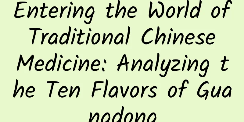Entering the World of Traditional Chinese Medicine: Analyzing the Ten Flavors of Guangdong