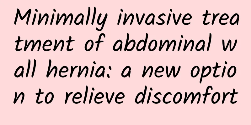 Minimally invasive treatment of abdominal wall hernia: a new option to relieve discomfort