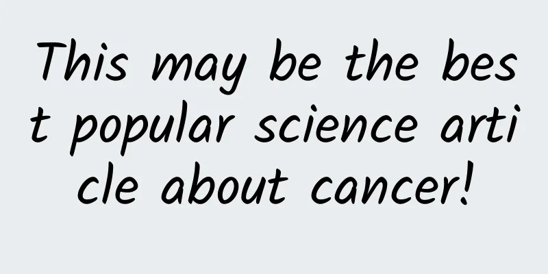 This may be the best popular science article about cancer!