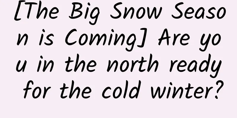 [The Big Snow Season is Coming] Are you in the north ready for the cold winter?