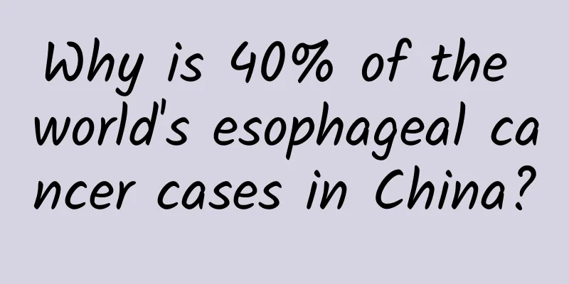 Why is 40% of the world's esophageal cancer cases in China?