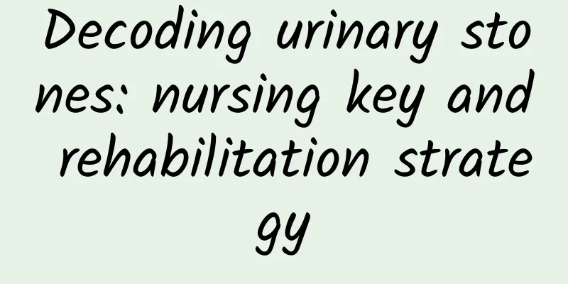 Decoding urinary stones: nursing key and rehabilitation strategy