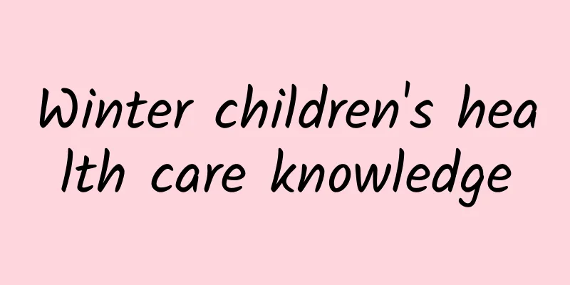 Winter children's health care knowledge