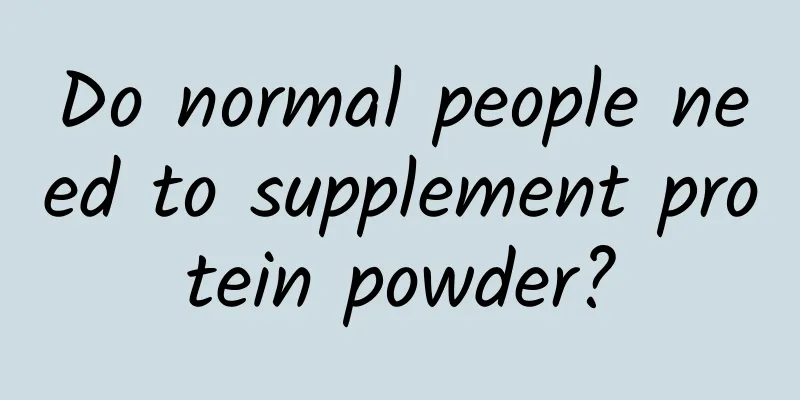 Do normal people need to supplement protein powder?