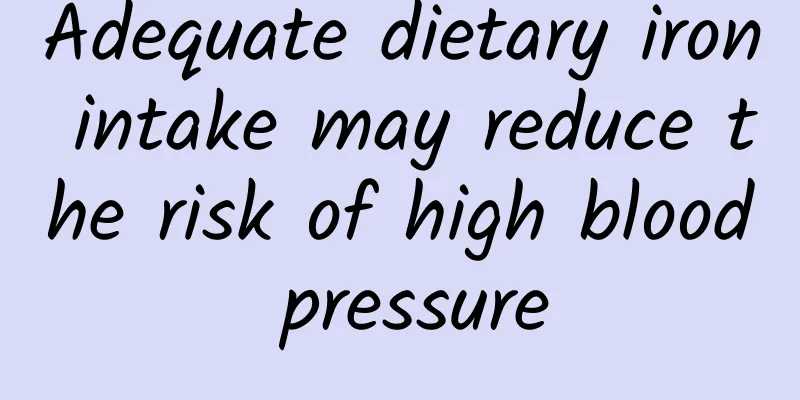Adequate dietary iron intake may reduce the risk of high blood pressure