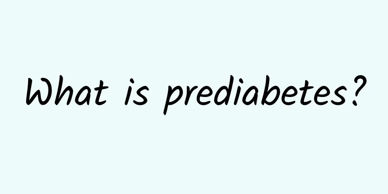 What is prediabetes?
