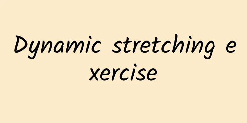 Dynamic stretching exercise