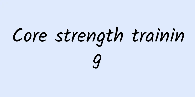 Core strength training