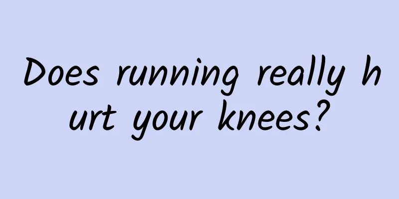 Does running really hurt your knees?