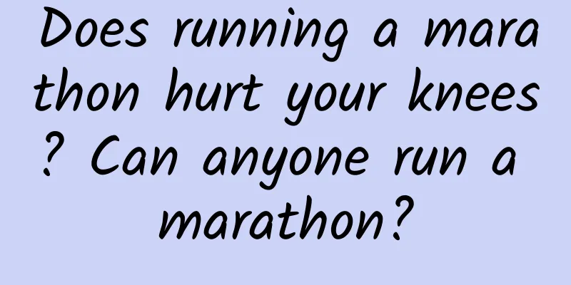 Does running a marathon hurt your knees? Can anyone run a marathon?