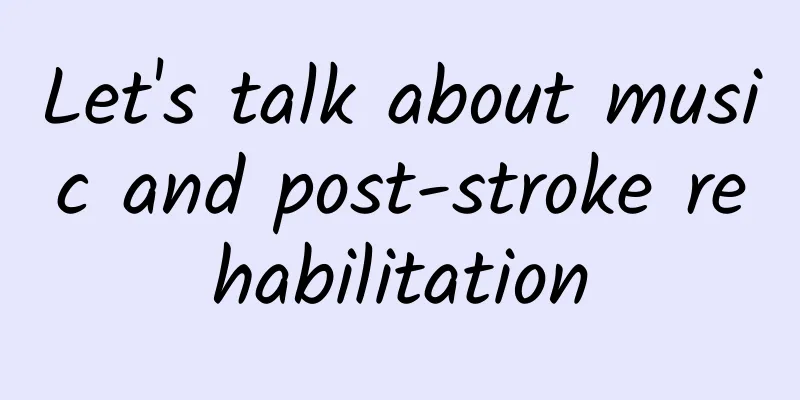 Let's talk about music and post-stroke rehabilitation