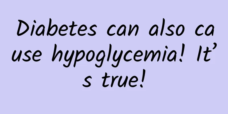 Diabetes can also cause hypoglycemia! It’s true!