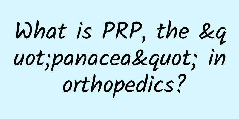 What is PRP, the "panacea" in orthopedics?