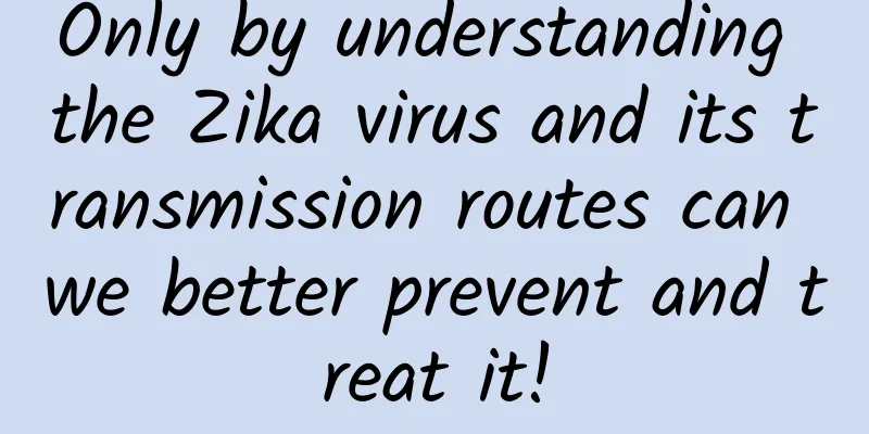Only by understanding the Zika virus and its transmission routes can we better prevent and treat it!
