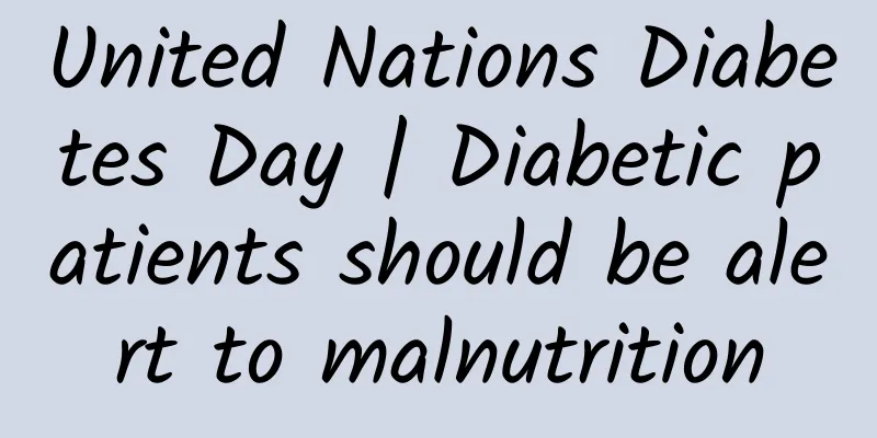 United Nations Diabetes Day | Diabetic patients should be alert to malnutrition