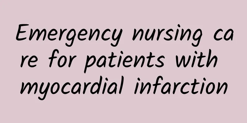 Emergency nursing care for patients with myocardial infarction