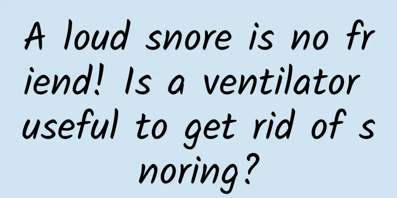 A loud snore is no friend! Is a ventilator useful to get rid of snoring?