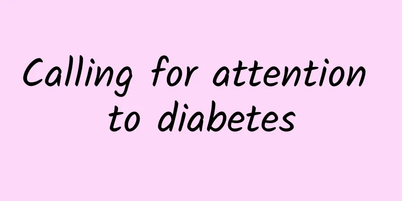 Calling for attention to diabetes