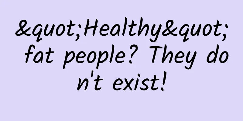 "Healthy" fat people? They don't exist!