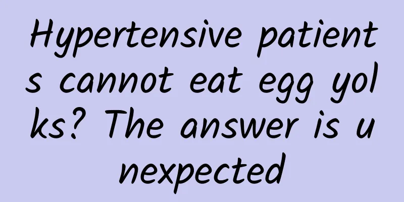 Hypertensive patients cannot eat egg yolks? The answer is unexpected