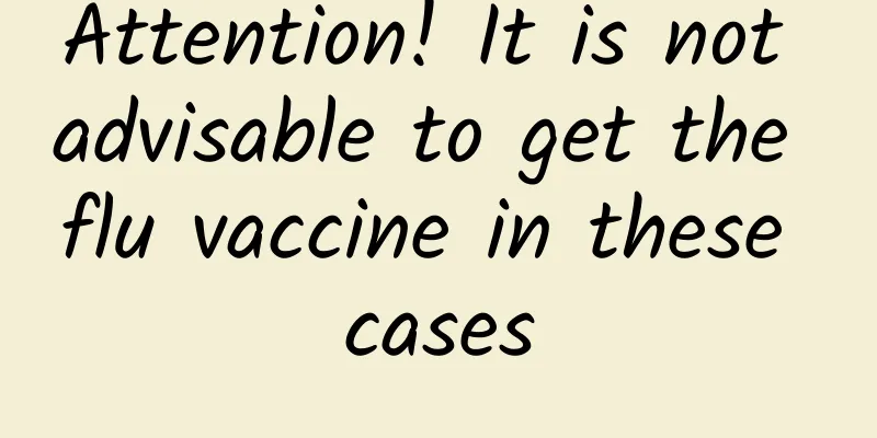 Attention! It is not advisable to get the flu vaccine in these cases