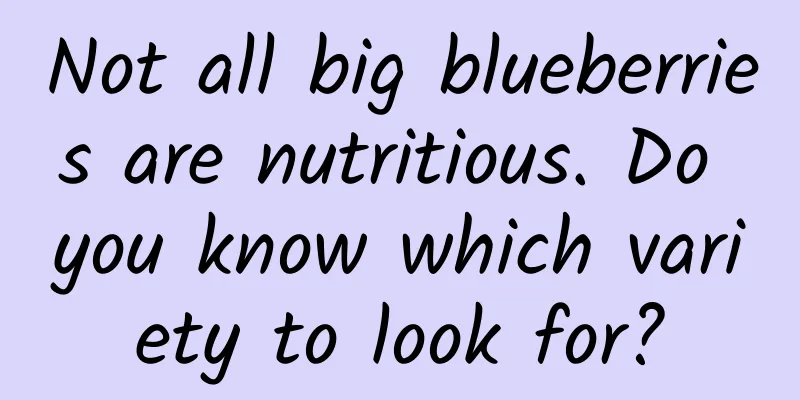 Not all big blueberries are nutritious. Do you know which variety to look for?