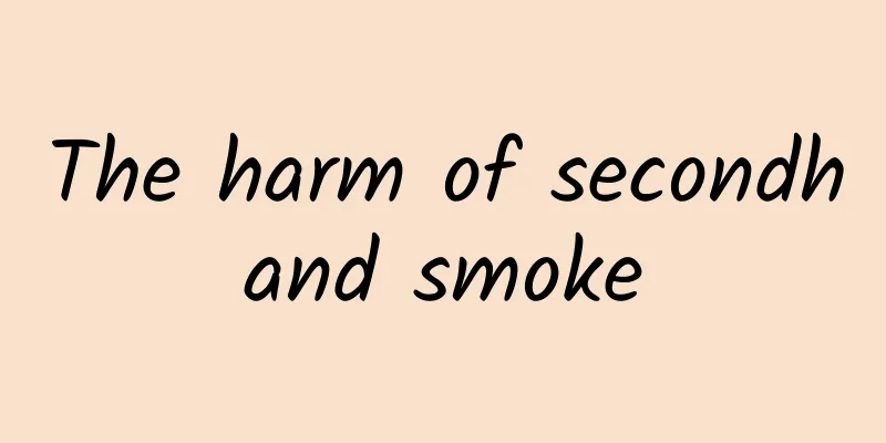 The harm of secondhand smoke
