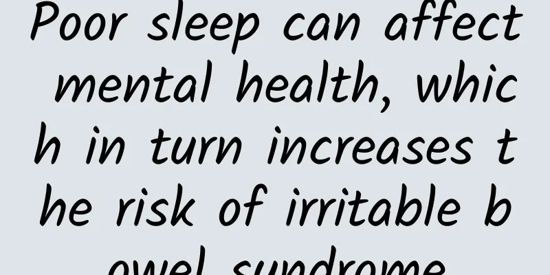 Poor sleep can affect mental health, which in turn increases the risk of irritable bowel syndrome