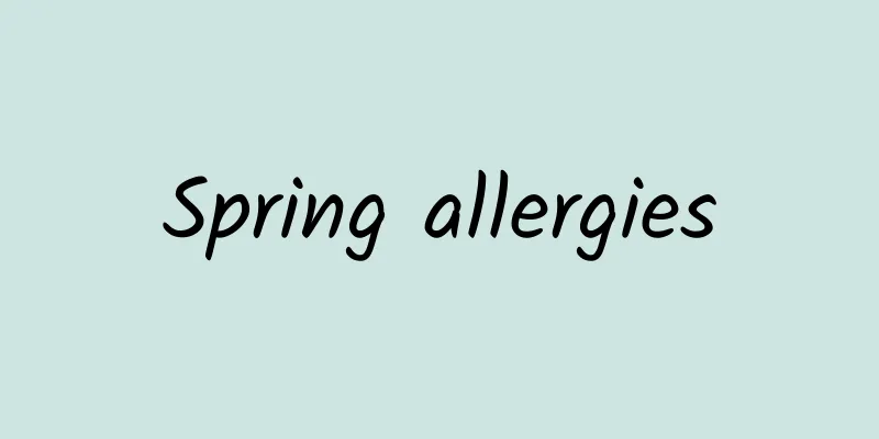 Spring allergies
