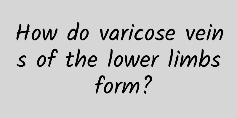 How do varicose veins of the lower limbs form?