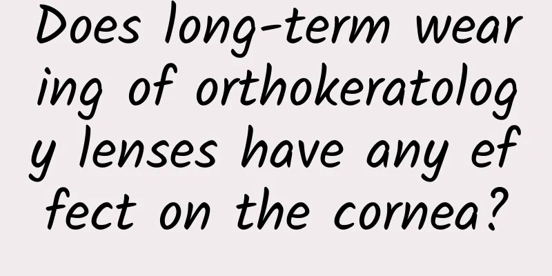 Does long-term wearing of orthokeratology lenses have any effect on the cornea?