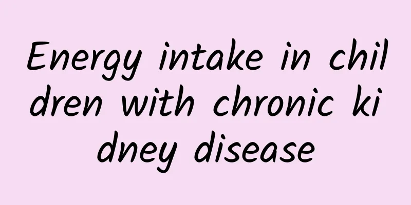 Energy intake in children with chronic kidney disease