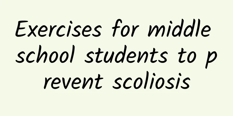 Exercises for middle school students to prevent scoliosis