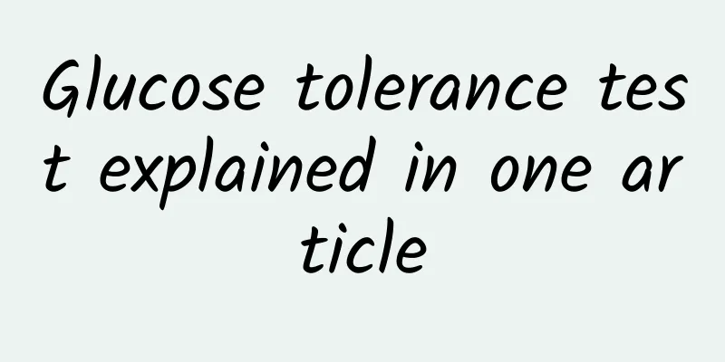 Glucose tolerance test explained in one article