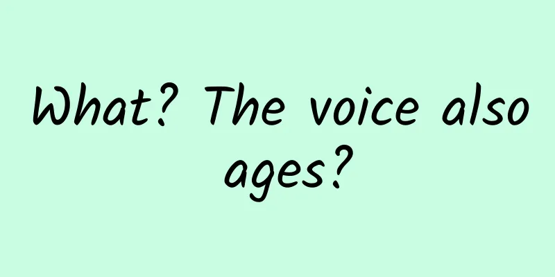 What? The voice also ages?