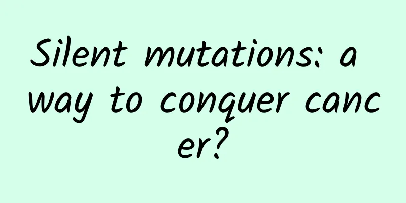 Silent mutations: a way to conquer cancer?