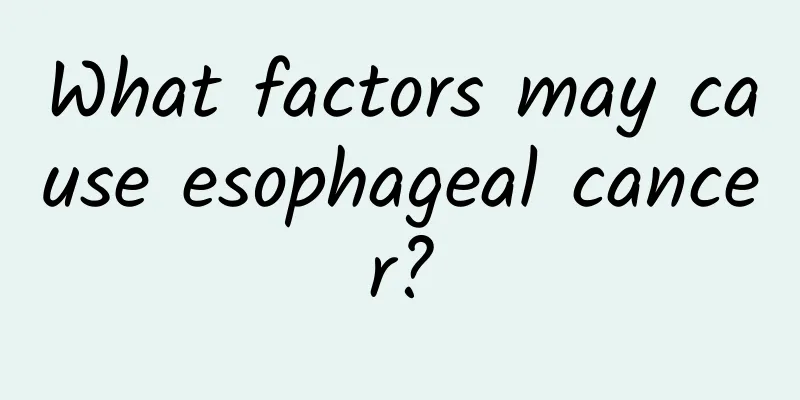 What factors may cause esophageal cancer?