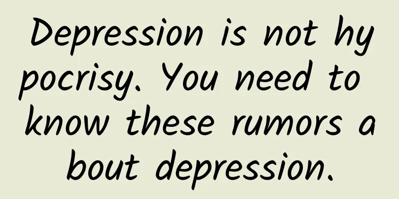 Depression is not hypocrisy. You need to know these rumors about depression.
