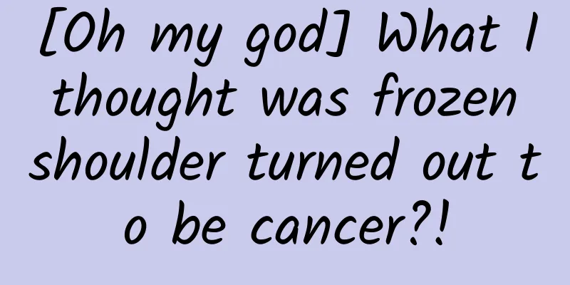 [Oh my god] What I thought was frozen shoulder turned out to be cancer?!