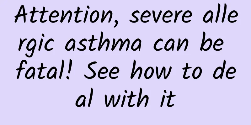 Attention, severe allergic asthma can be fatal! See how to deal with it